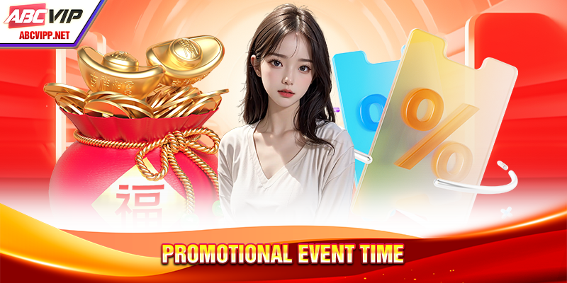 Promotional event time